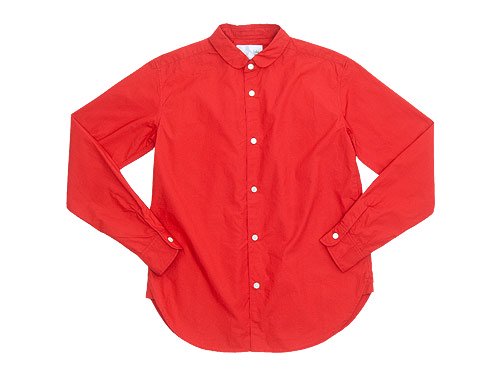 blanc round collar school shirts RED