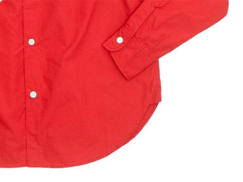 blanc round collar school shirts RED