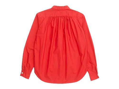 blanc round collar school shirts RED