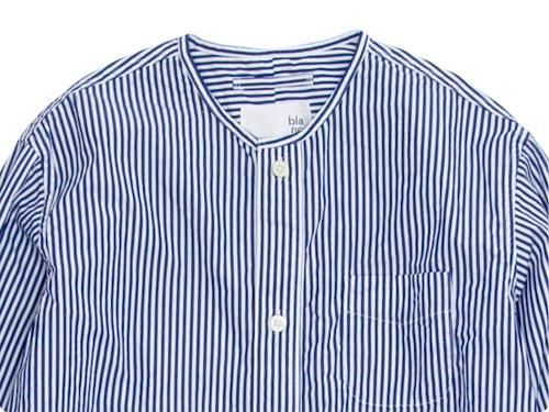 blanc no collar long shirts STRIPE bl-15C-S04 