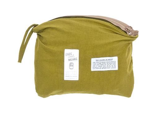 ENDS and MEANS Rain Forest Anorak OLIVE