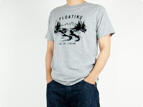 ENDS and MEANS Floating Tee GRAY