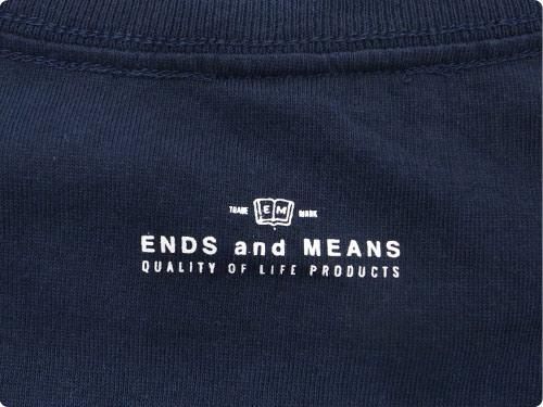 ENDS and MEANS Floating Tee NAVY