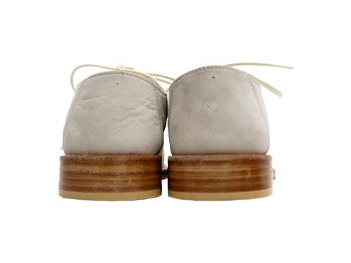 TOUJOURS Nubuck Oxford Shoes WHITE