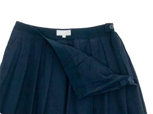 MARGARET HOWELL YARN DYED COTTON LINEN SKIRT 120NAVY ̥ǥ