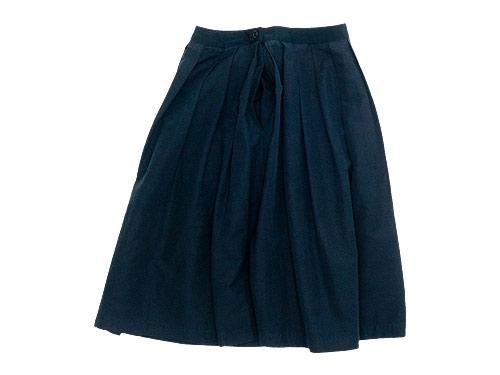 MARGARET HOWELL YARN DYED COTTON LINEN SKIRT 120NAVY ̥ǥ