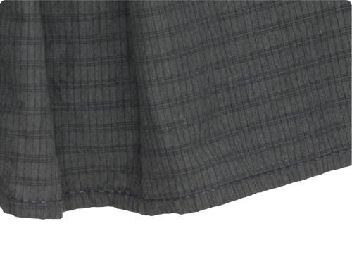 homspun C/L ギャザースカート グレー チェック homspun 通販
