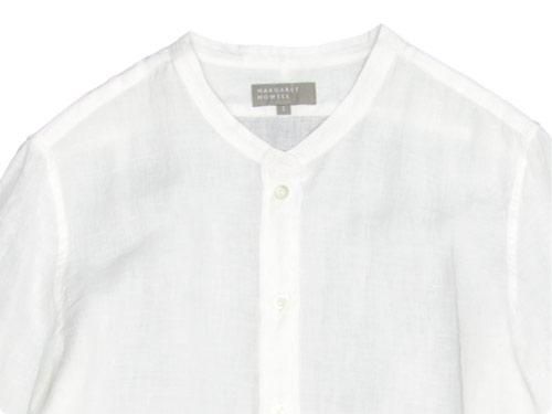 MARGARET HOWELL FINE LINEN NO COLLAR SHIRTS 030WHITE̥ǥ