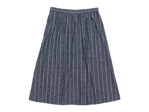 MHL. ROUGH COTTON LINEN SHIRTING SKIRT 123NAVY ̥ǥ