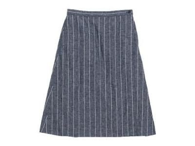 MHL. ROUGH COTTON LINEN SHIRTING SKIRT 123NAVY ̥ǥ
