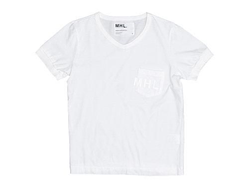 MHL. PRINTED JERSEY LOGO T 〔レディース〕