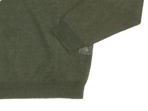 MARGARET HOWELL MELANGE LINEN KNIT 180DARK OLIVE ̥󥺡