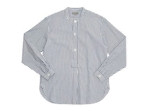 MARGARET HOWELL SUMMER OXFORD CANDY STRIPE SHIRTS 030WHITE 〔メンズ〕