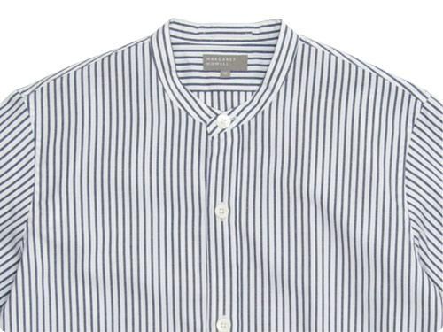 MARGARET HOWELL SUMMER OXFORD CANDY STRIPE SHIRTS 030WHITE ̥󥺡