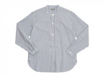 MARGARET HOWELL SUMMER OXFORD CANDY STRIPE SHIRTS 030WHITE 〔メンズ〕
