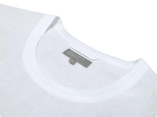 MARGARET HOWELL SHIRTING LINEN T-SHIRTS 030WHITE ̥󥺡