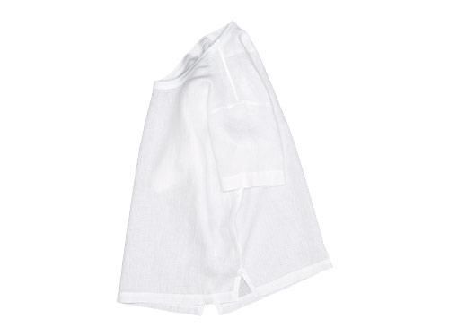 MARGARET HOWELL SHIRTING LINEN T-SHIRTS 030WHITE ̥󥺡