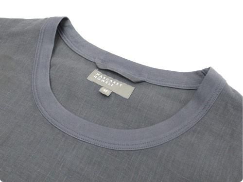 MARGARET HOWELL SHIRTING LINEN T-SHIRTS 022GRAY ̥󥺡