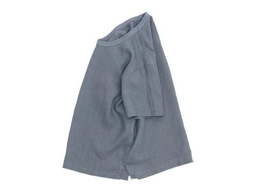MARGARET HOWELL SHIRTING LINEN T-SHIRTS 022GRAY ̥󥺡
