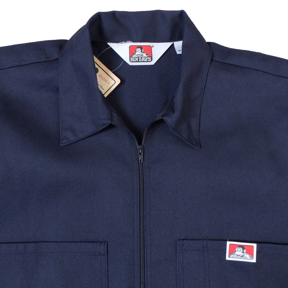 BEN DAVIS（ベンデイビス） SOLID HALF ZIP L/S SHIRTS