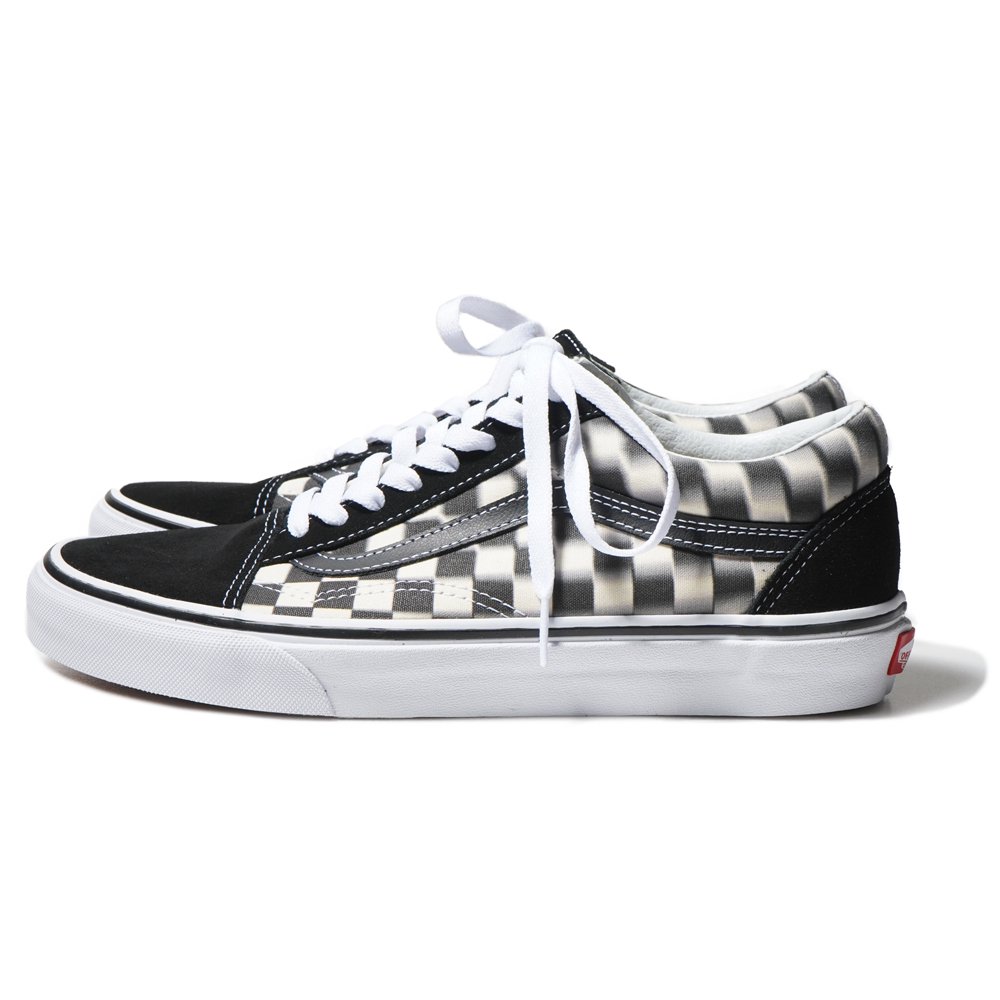 Vans discount blurred checkerboard