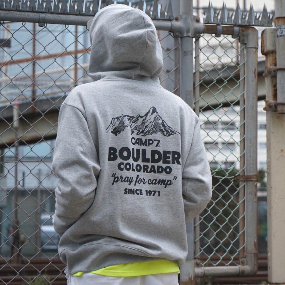 CAMP7（キャンプセブン） BOULDER PRINT PARKA_パーカー