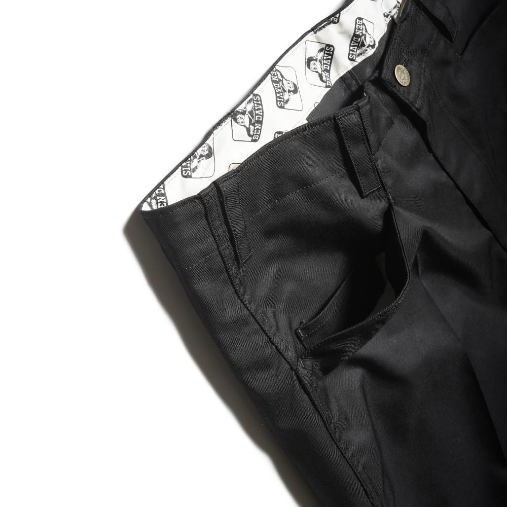 black cropped work pants