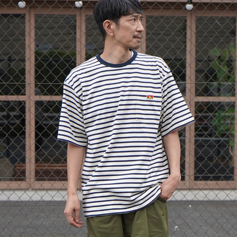 BEN DAVIS（ベンデイビス）【BORDER POCKET TEE】ボーダーポケットTシャツ