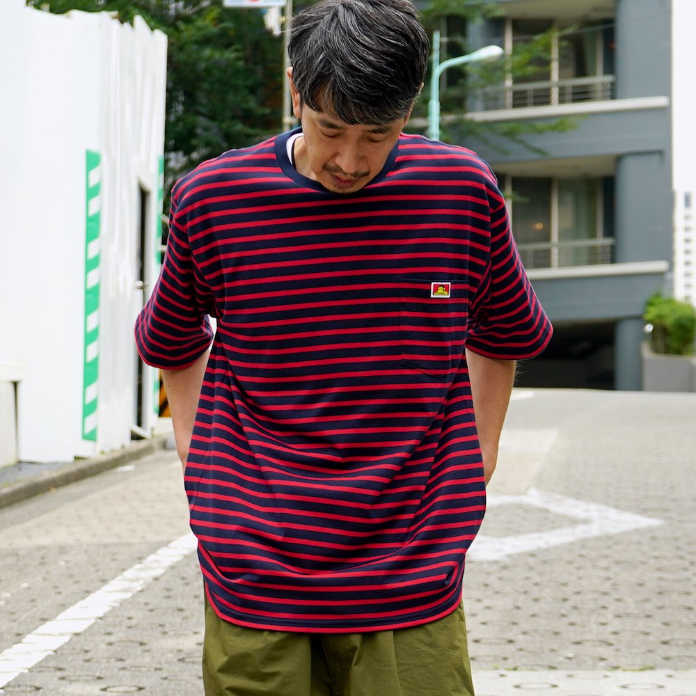 ともやの暮らし ベンデイビス Ben davis ボーダーシャツ - Tシャツ