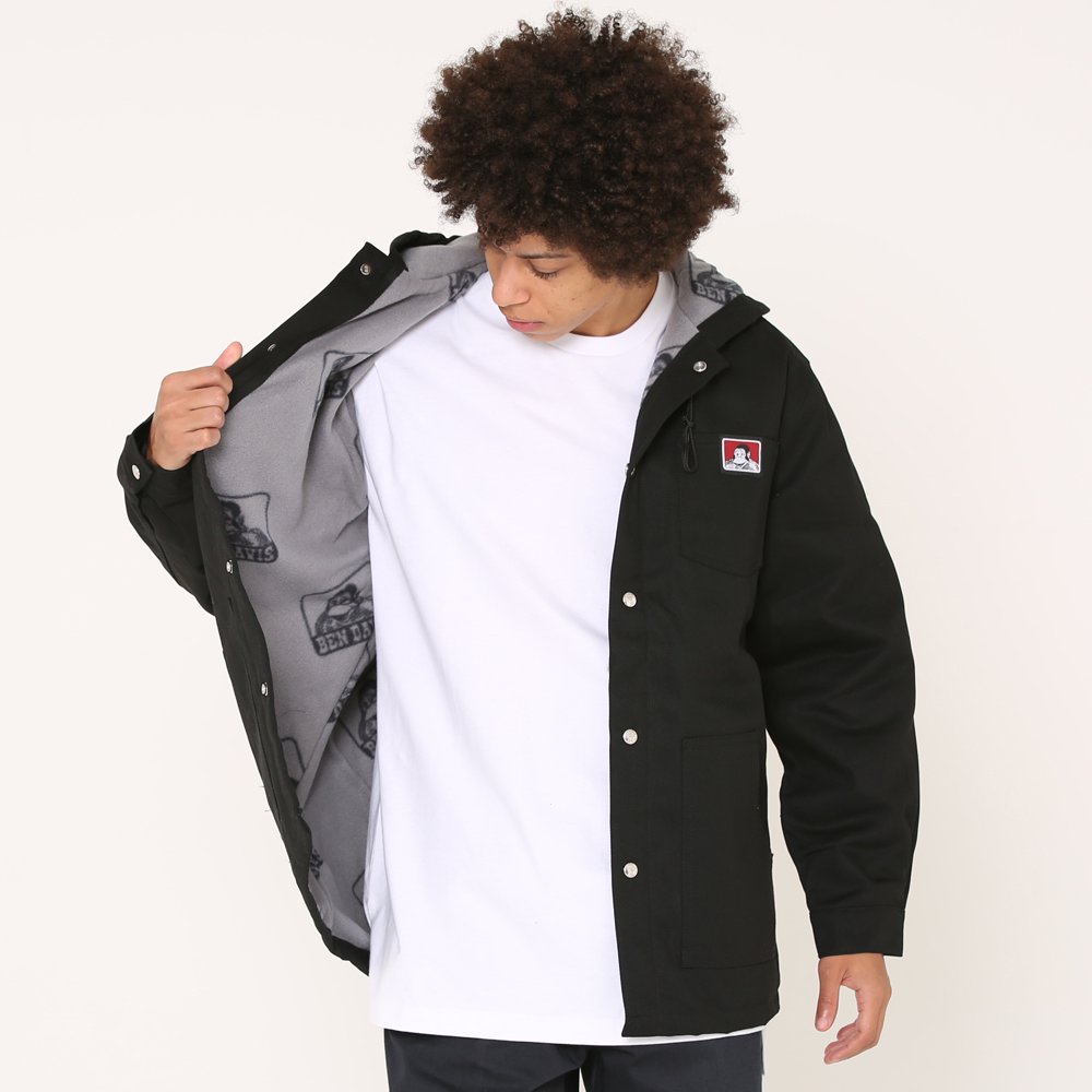 GO OUT vol.138 4月号掲載商品BEN DAVIS USA【HOODED JACKET WITH SNAPS】スナップフードジャケット