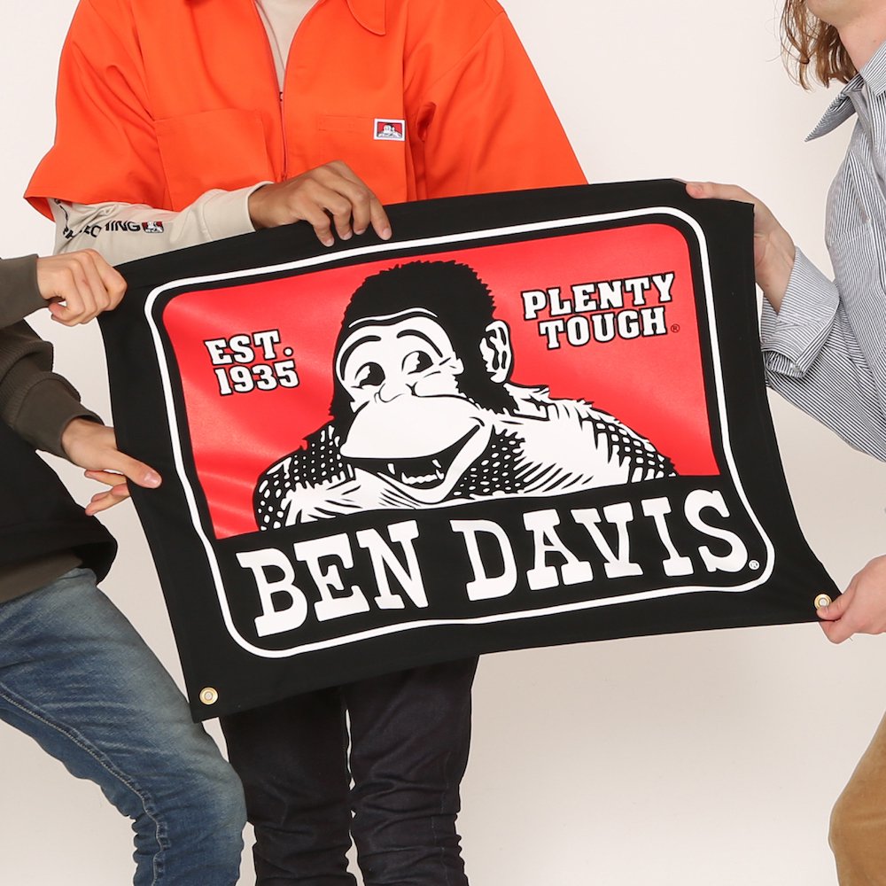 BEN DAVIS（ベンデイビス） BEN DAVIS USA【LOGO BANNER】ロゴバナー