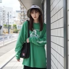 LADIES PRINT LONG TEEۥǥץĹµT