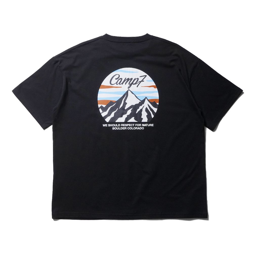 CAMP7【RECYCLE COTTON PRINT TEE】プリントTシャツ（抗菌防臭・リサイクルコットン）