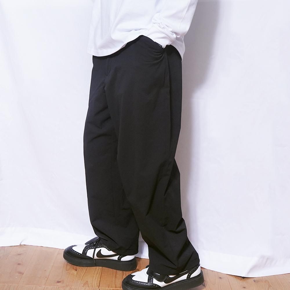パンツ No.0182 easy cotton wide banding PT (6color) MDSH2483D(パンツ) 80s ORGANIC COTTON BIG CHECK × SMALL CHECK