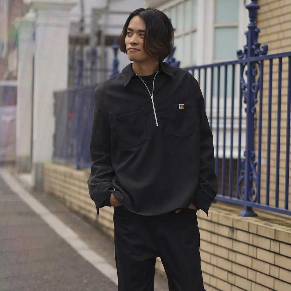 BEN DAVIS ベンデイビス ハーフジッププルオーバー コーデュロイ XL BEN DAVIS (ベンデイビス) コーデュロイ ハーフジップ プル
