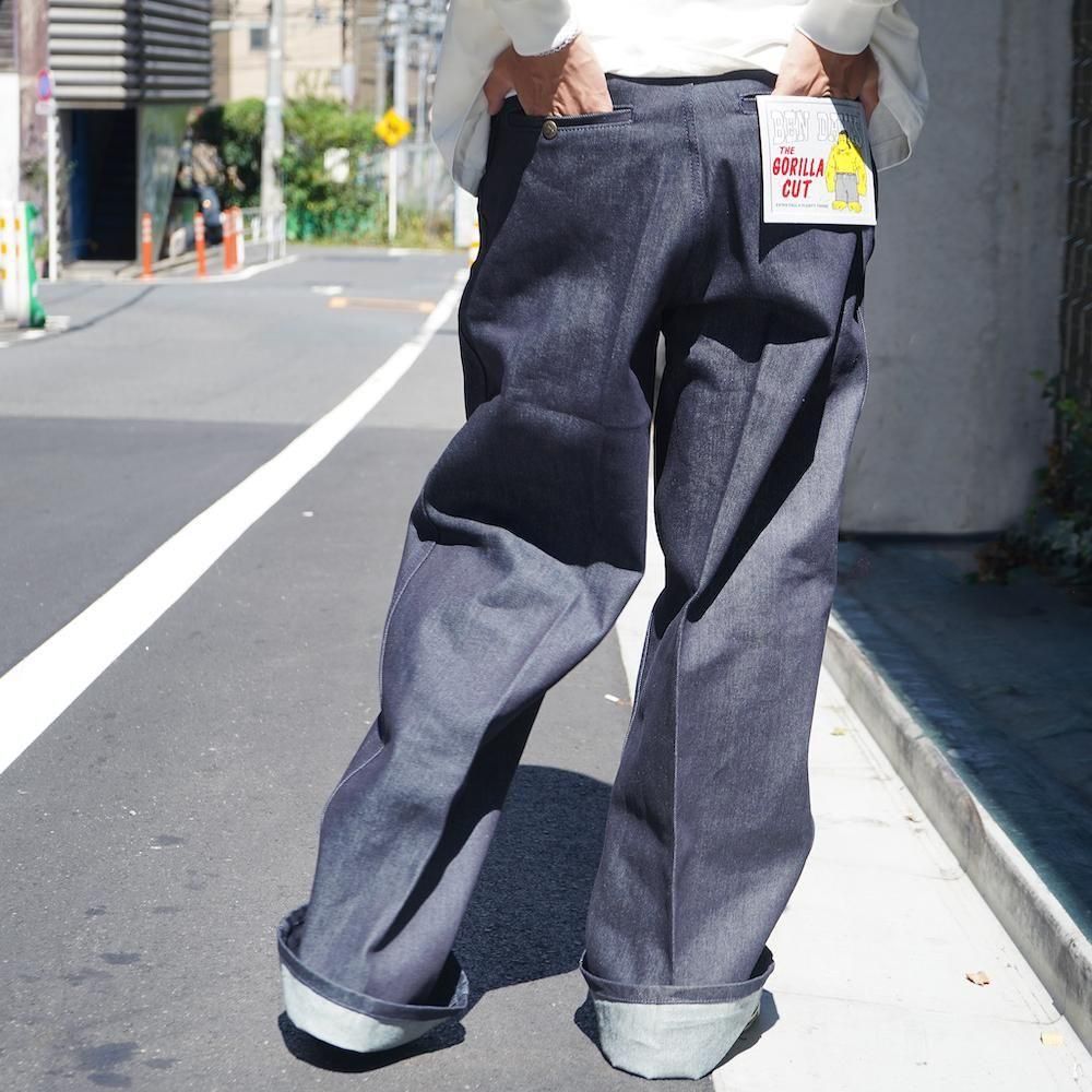 ben davis gorila cut ゴリラカット デニム denim BEN DAVIS USA【GORILLA CUT】ゴリラカット (INDIGO DENIM)