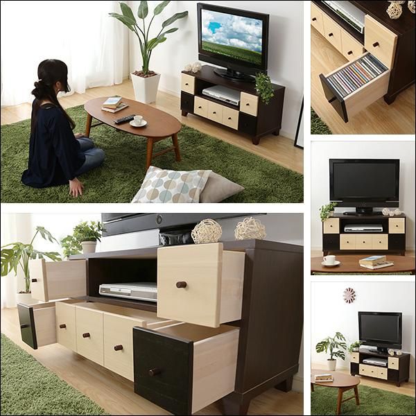 完成品TVボード【prier-プリエ-】(幅93cm 国産 テレビ台 完成品