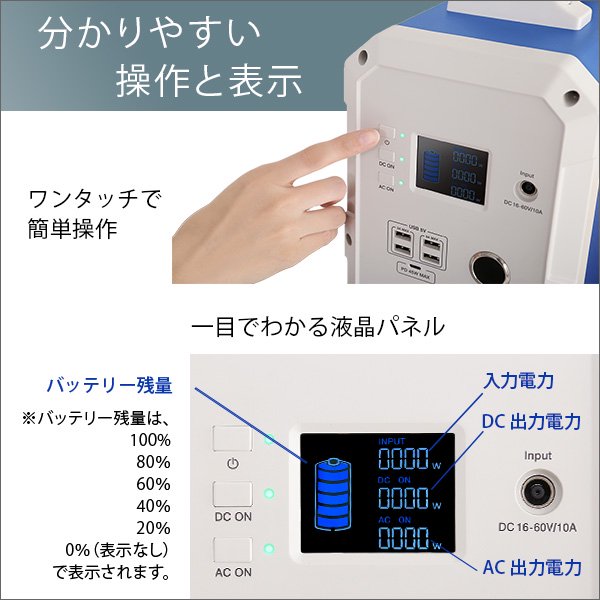 ポータブルバッテリー EB240(2400Wh) - ヤサカショップ